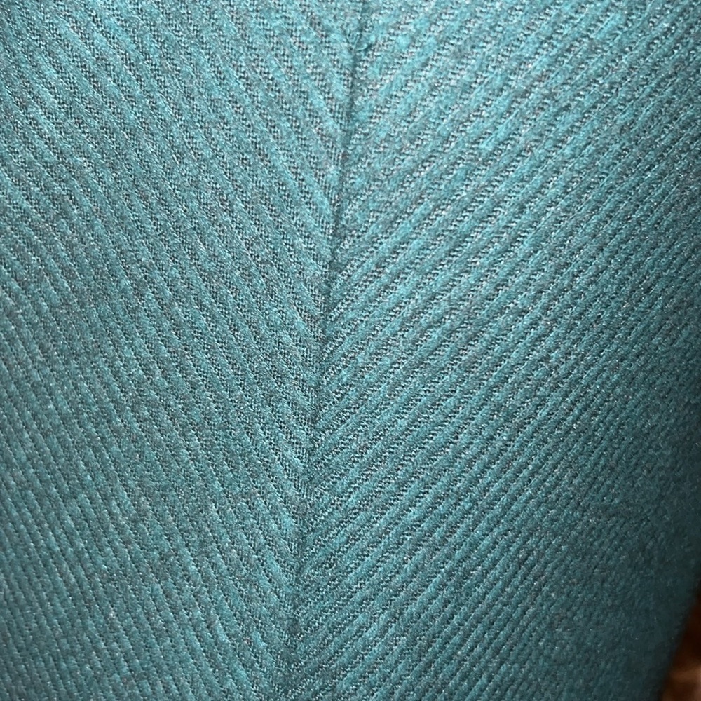Apt 9 emerald dark green longsleeve flared sleeves ribbed lightweight sweater  M - Picture 6 of 13